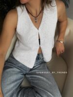 Майстер-клас з вʼязання openvest_by_trends